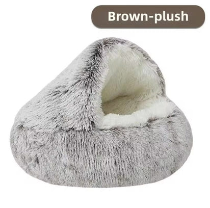 MeowTrend™ Enclosed Plush Pet Bed
