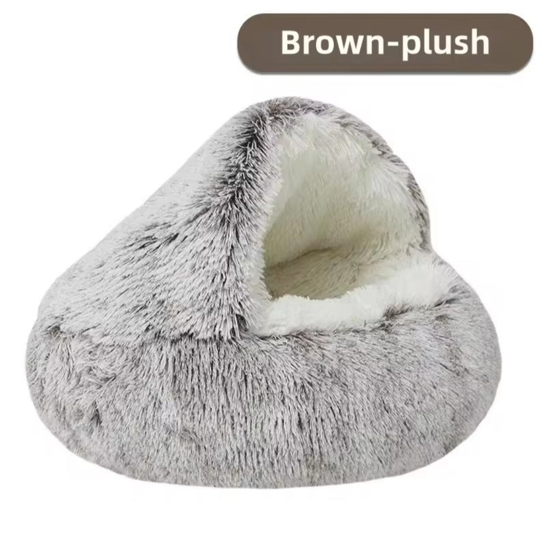 MeowTrend™ Enclosed Plush Pet Bed
