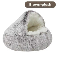 MeowTrend™ Enclosed Plush Pet Bed