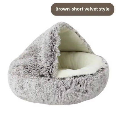 MeowTrend™ Enclosed Plush Pet Bed