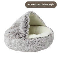 MeowTrend™ Enclosed Plush Pet Bed