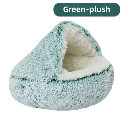 MeowTrend™ Enclosed Plush Pet Bed