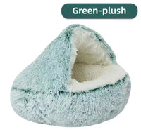 MeowTrend™ Enclosed Plush Pet Bed