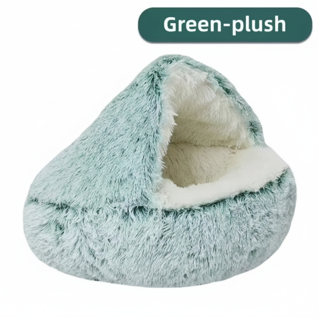 MeowTrend™ Enclosed Plush Pet Bed