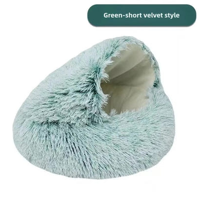 MeowTrend™ Enclosed Plush Pet Bed