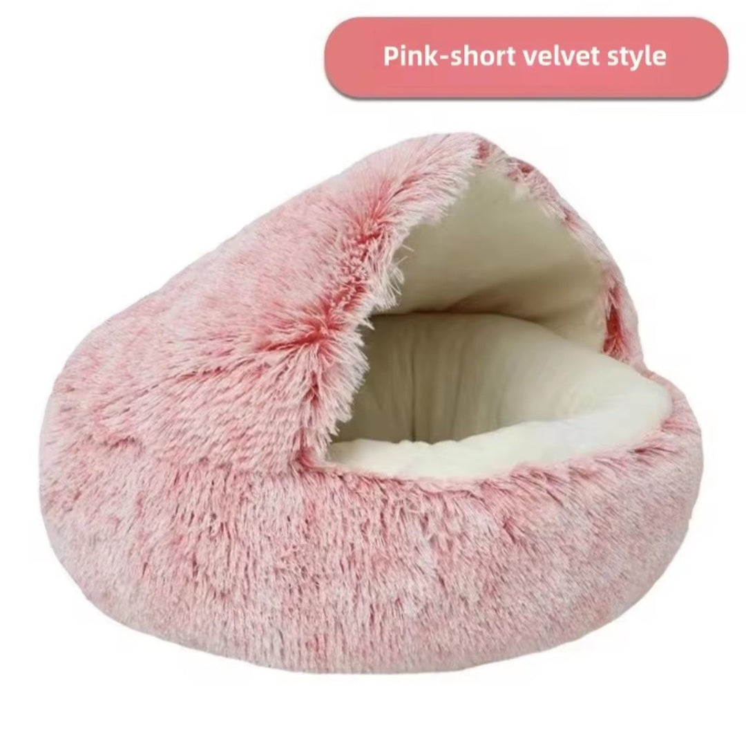 MeowTrend™ Enclosed Plush Pet Bed