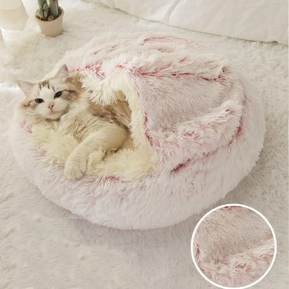 MeowTrend™ Enclosed Plush Pet Bed