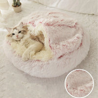 MeowTrend™ Enclosed Plush Pet Bed