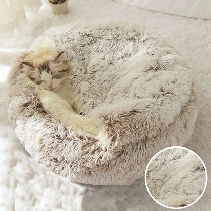 MeowTrend™ Enclosed Plush Pet Bed
