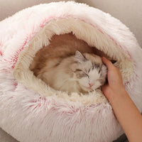 MeowTrend™ Enclosed Plush Pet Bed