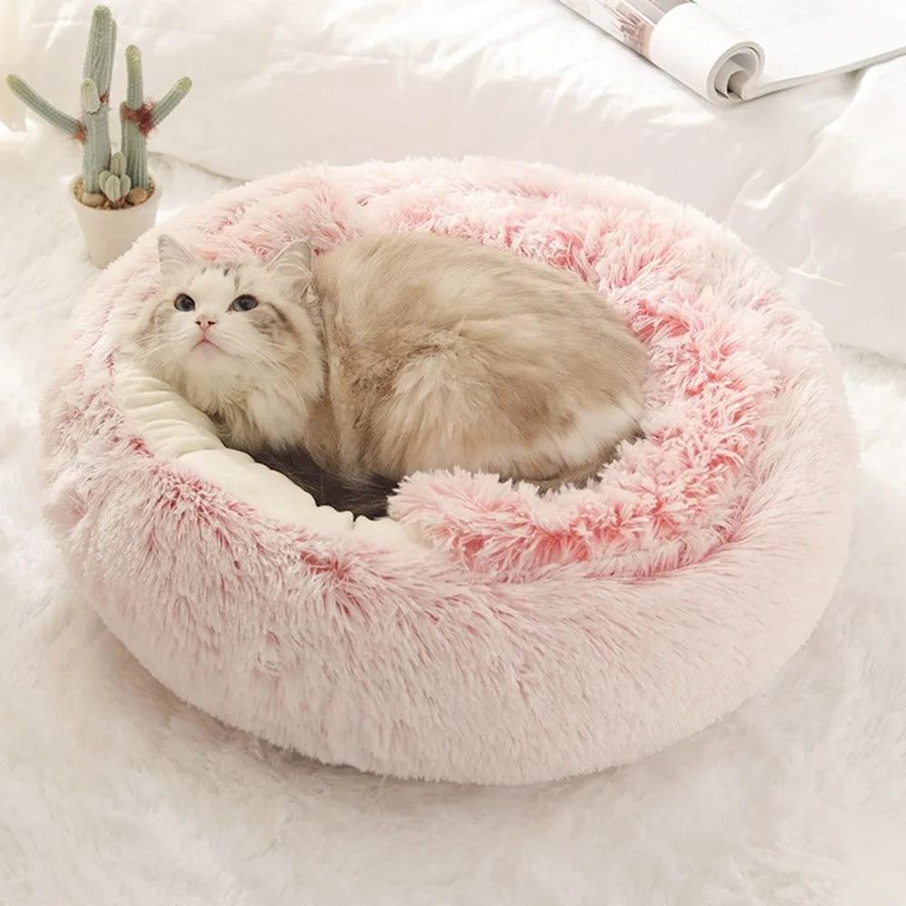MeowTrend™ Enclosed Plush Pet Bed