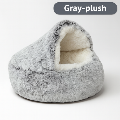MeowTrend™ Enclosed Plush Pet Bed