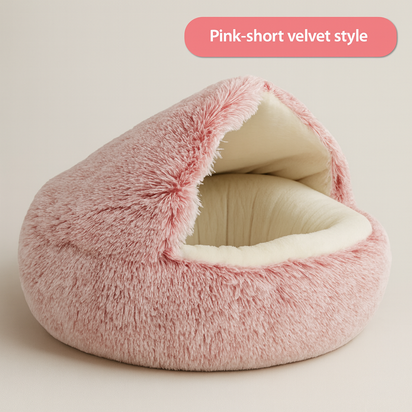 MeowTrend™ Enclosed Plush Pet Bed