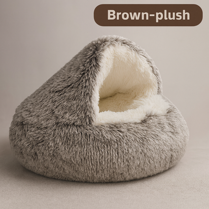 MeowTrend™ Enclosed Plush Pet Bed